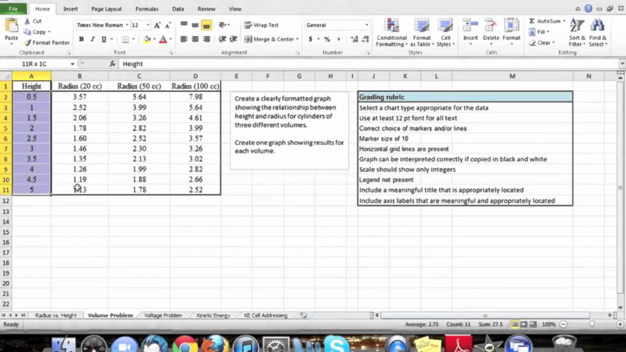 plot a graph in excel for mac